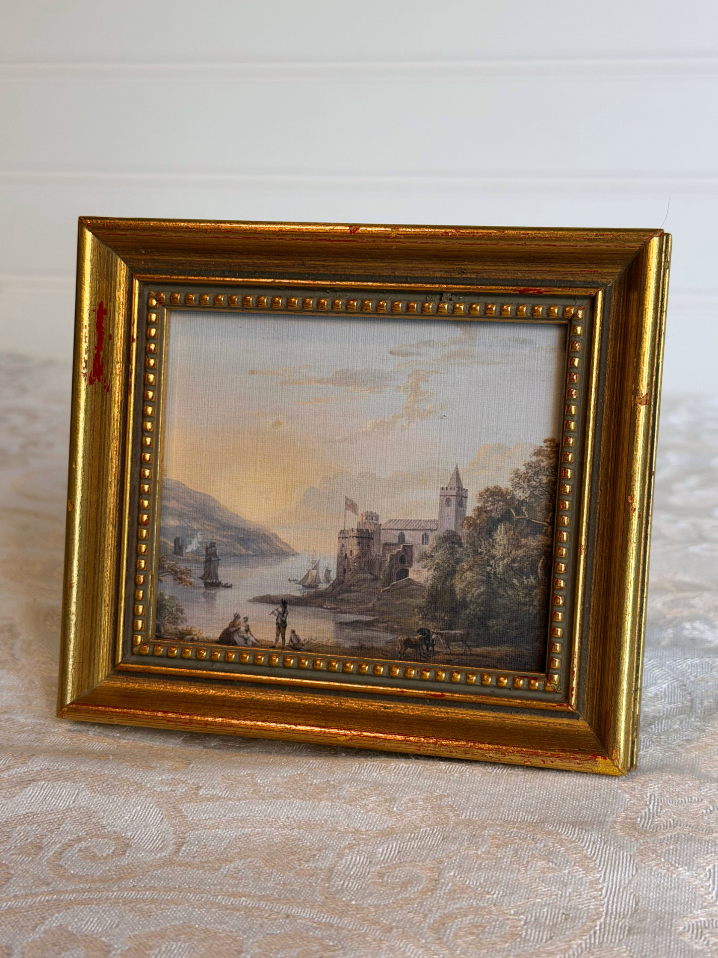 Framed Dartmouth Castle Print