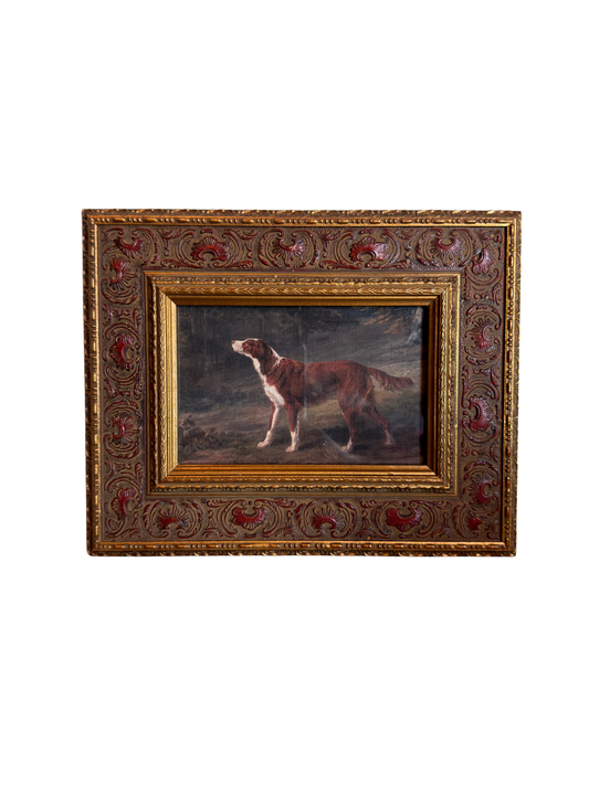 (CFramed Dog Print
