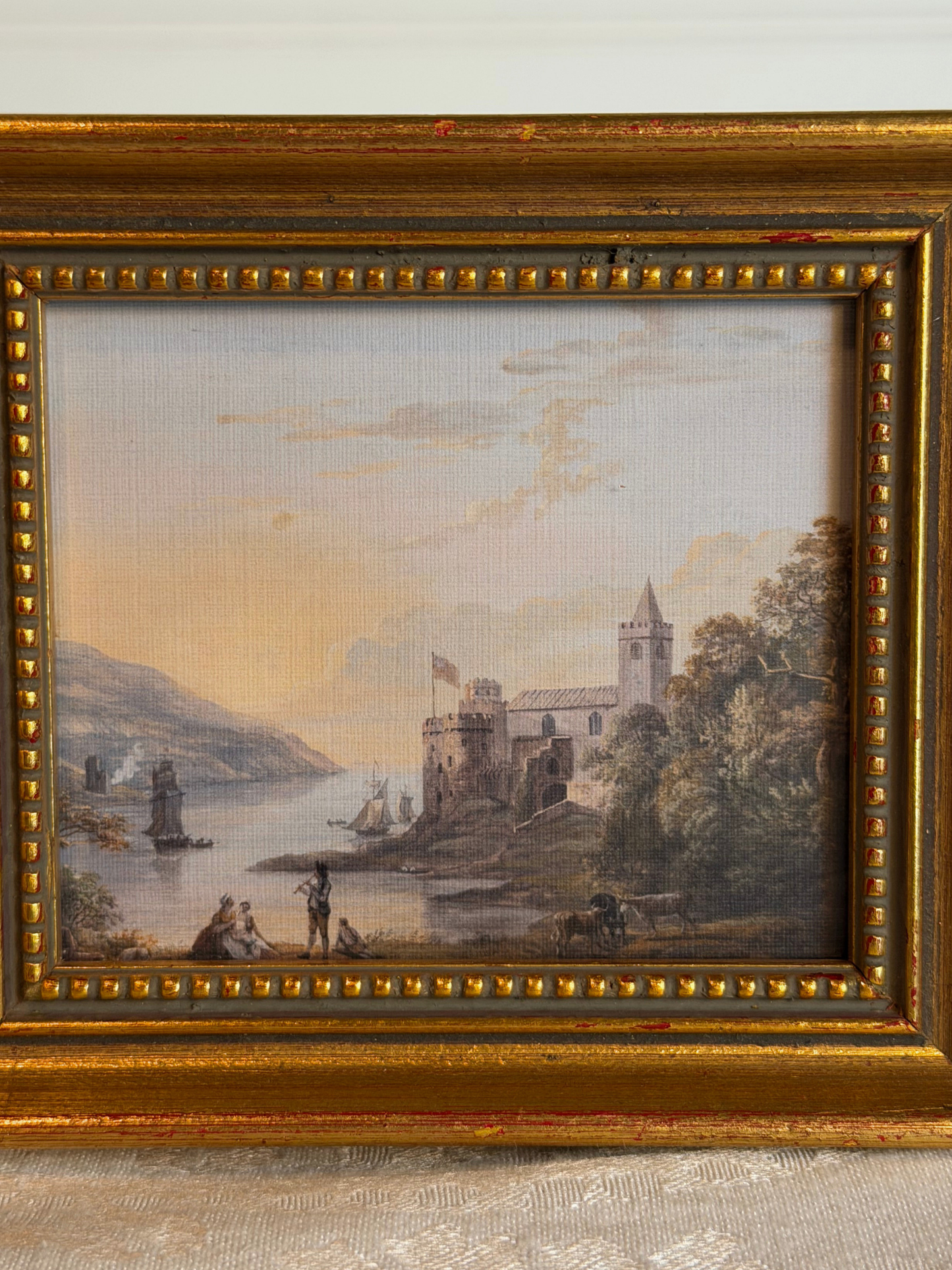 Framed Dartmouth Castle Print