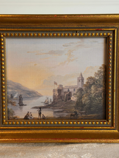 Framed Dartmouth Castle Print
