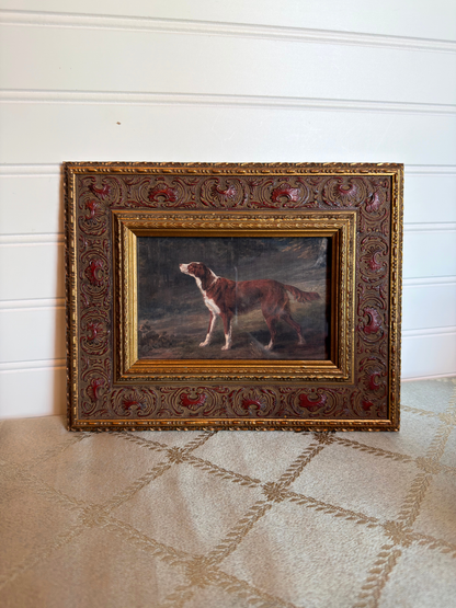 (CFramed Dog Print