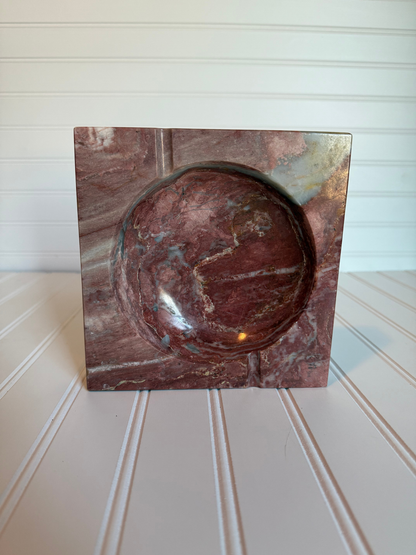 Dark Pink Marble Ashtray