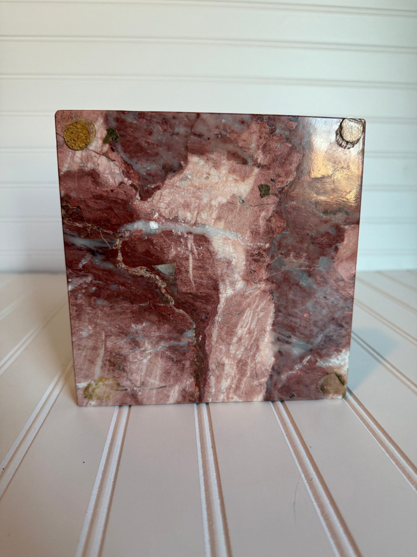 Dark Pink Marble Ashtray