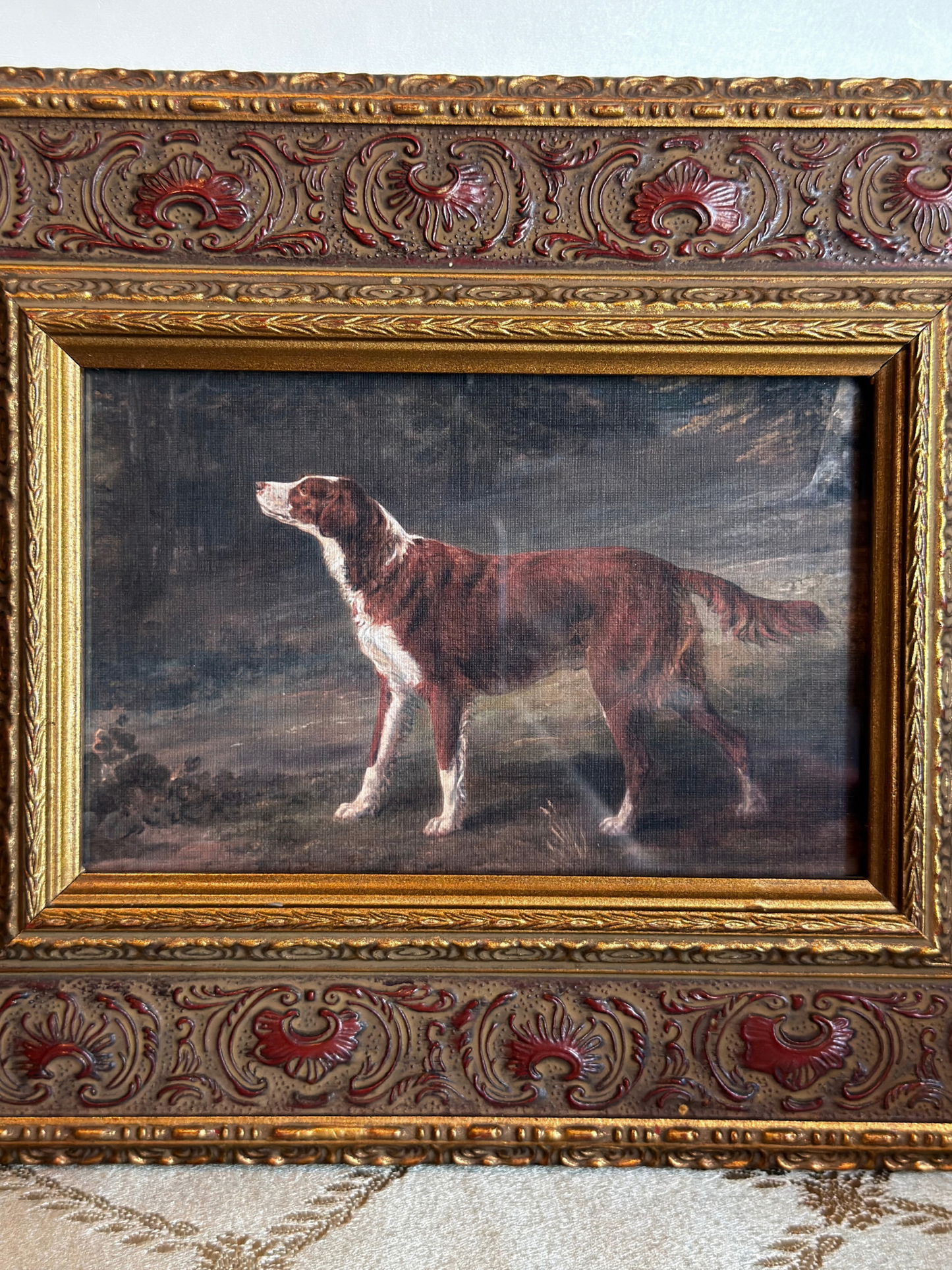 (CFramed Dog Print