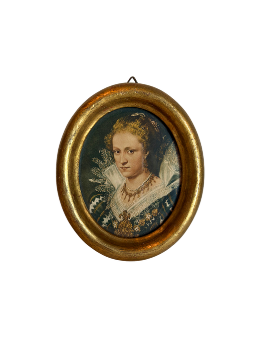 Made in Italy Florentine Frame With Portrait Print