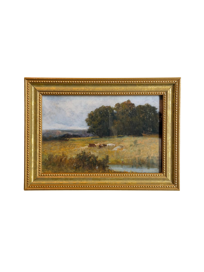 Framed Cows Print