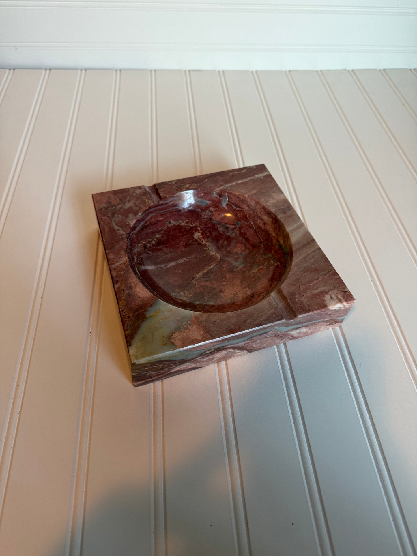 Dark Pink Marble Ashtray