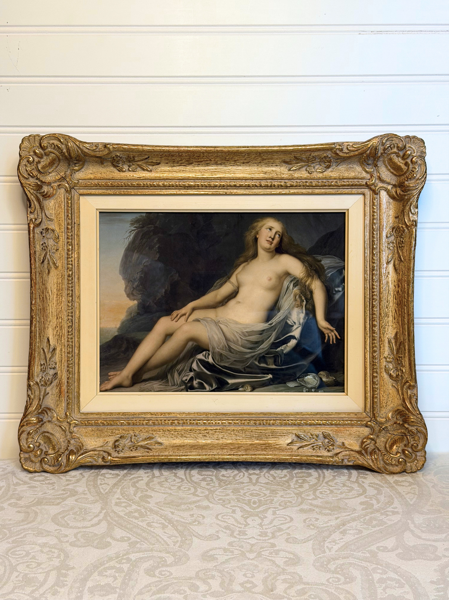 Framed Lying on The Shore Giclee Print
