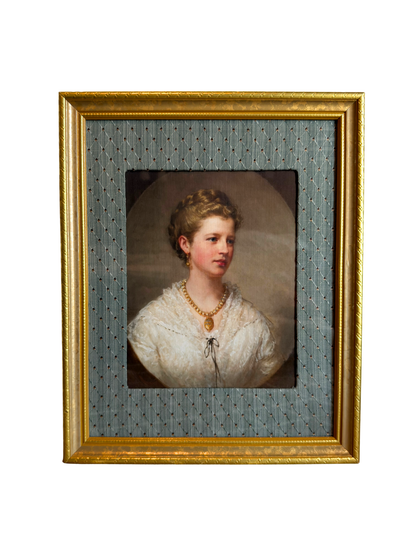 Framed Portrait Of A Lady Print