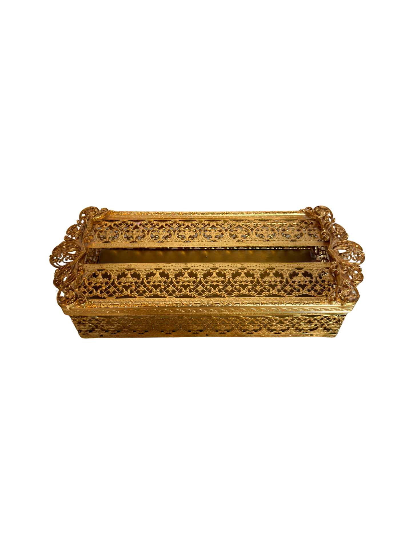 Ormolu Tissue Box Holder