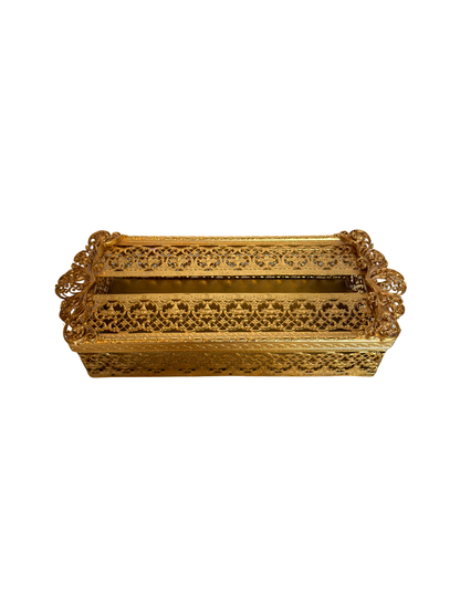 Ormolu Tissue Box Holder