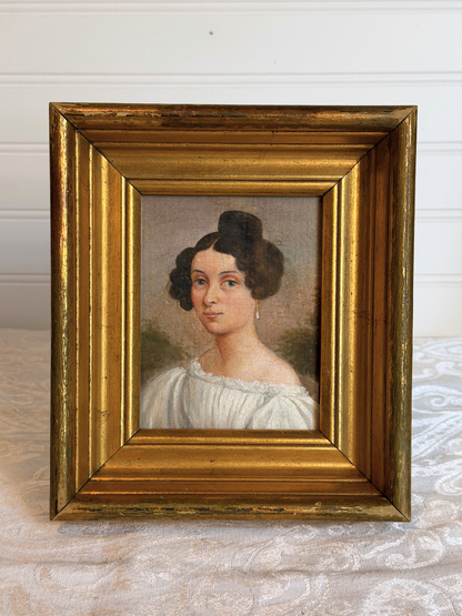 Framed Portrait of a Woman Print