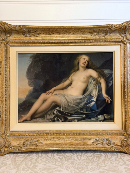 Framed Lying on The Shore Giclee Print
