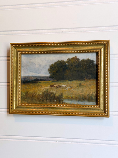 Framed Cows Print