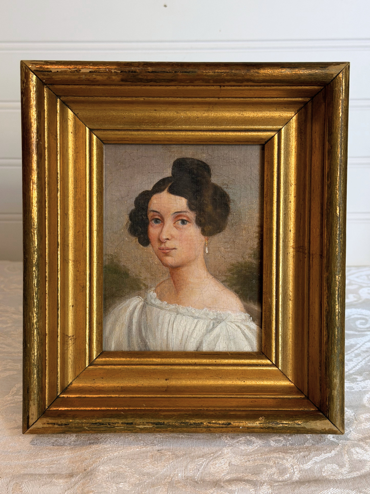 Framed Portrait of a Woman Print