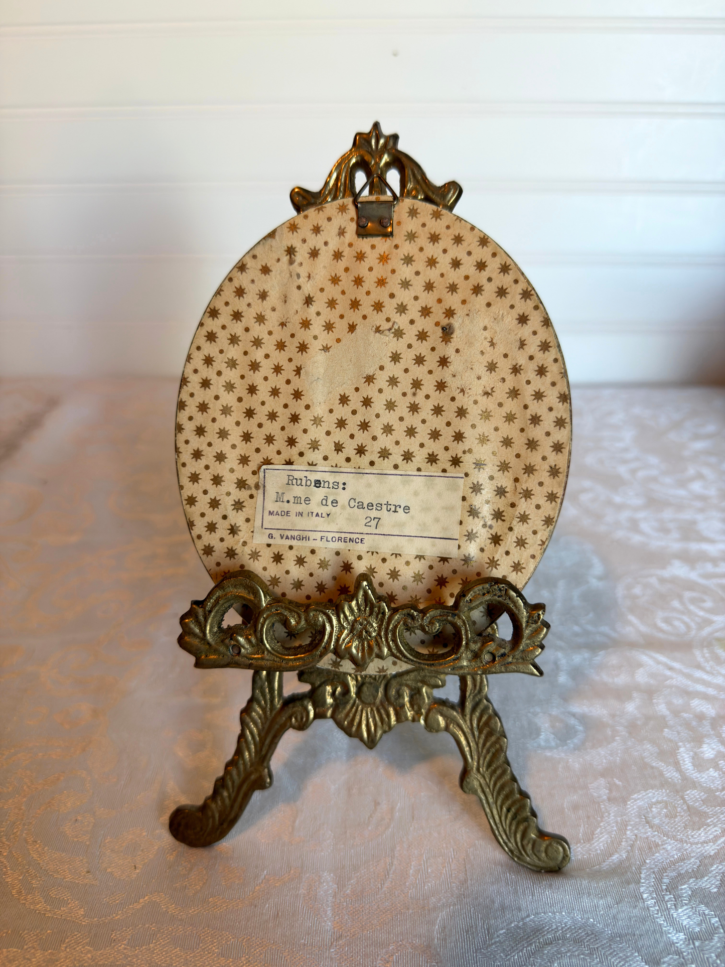 Made in Italy Florentine Frame With Portrait Print