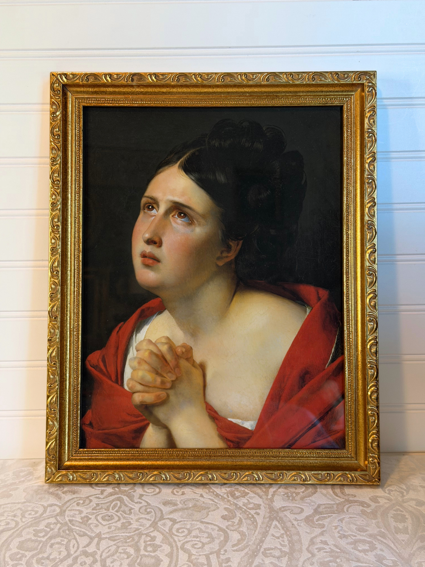 Framed La Suppliante Giclée Print