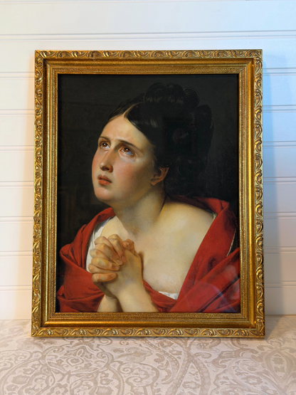 Framed La Suppliante Giclée Print