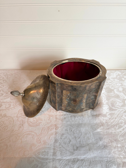 Silver Plated Trinket Box