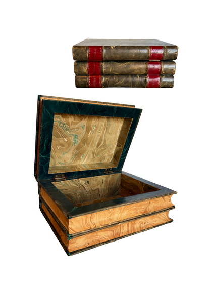 Shakespeare Stacked Leather Books Box