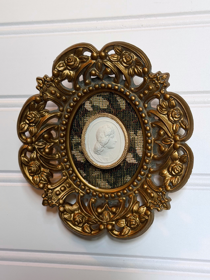 Framed Goddess Melpomene Intaglio