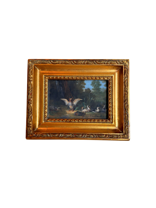 Framed Resting Ducks Print