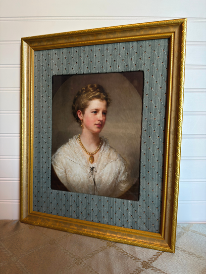 Framed Portrait Of A Lady Print