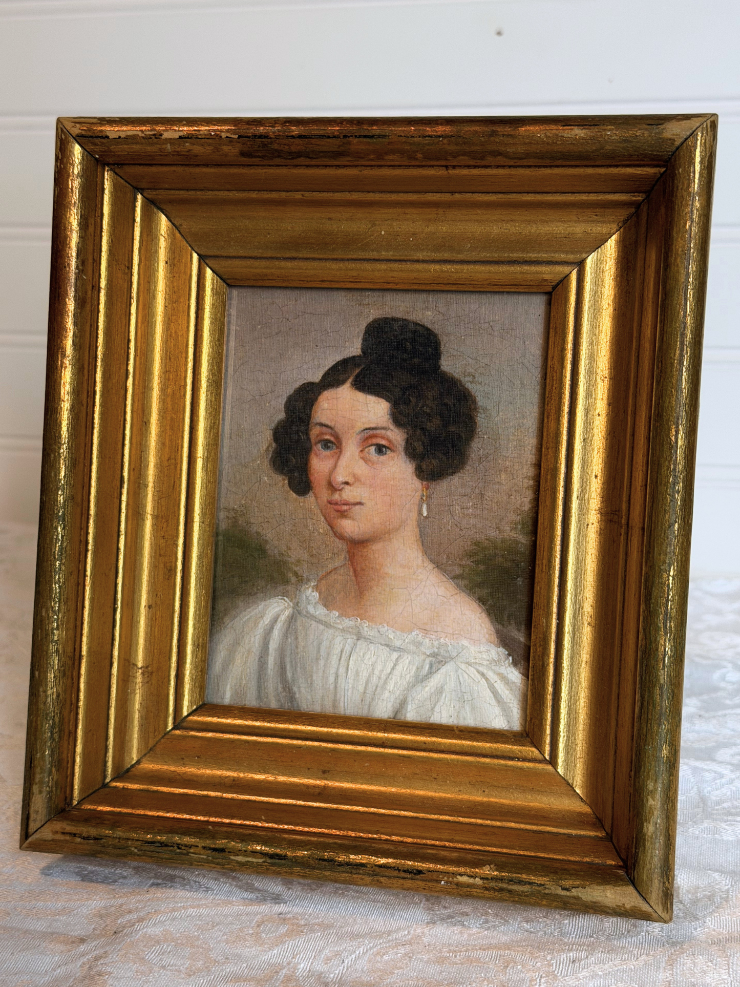 Framed Portrait of a Woman Print