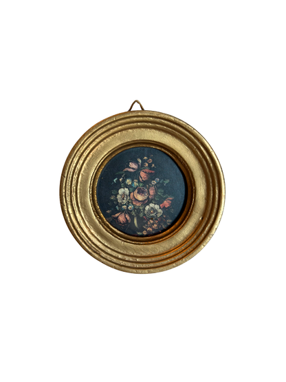 Made in Italy Florentine Frame With Floral Print