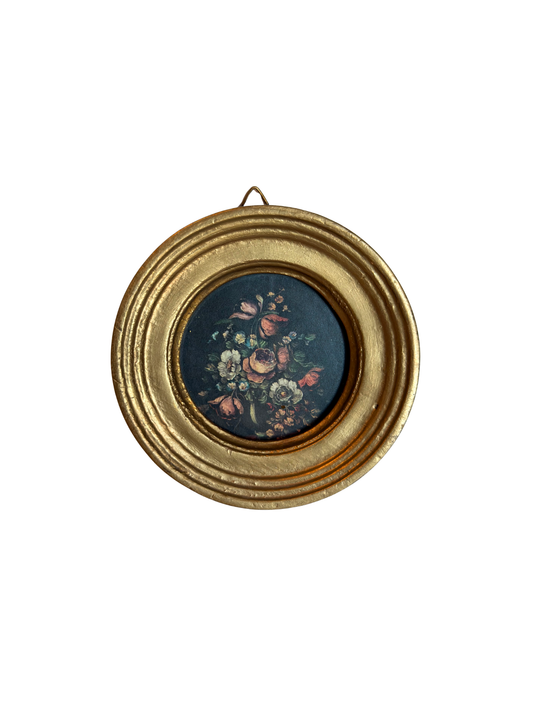 Made in Italy Florentine Frame With Floral Print