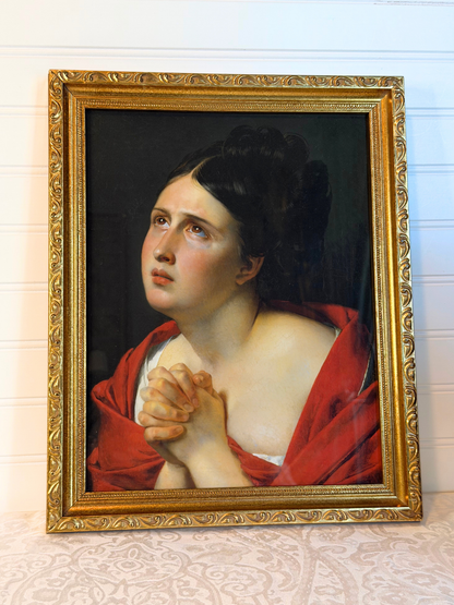 Framed La Suppliante Giclée Print