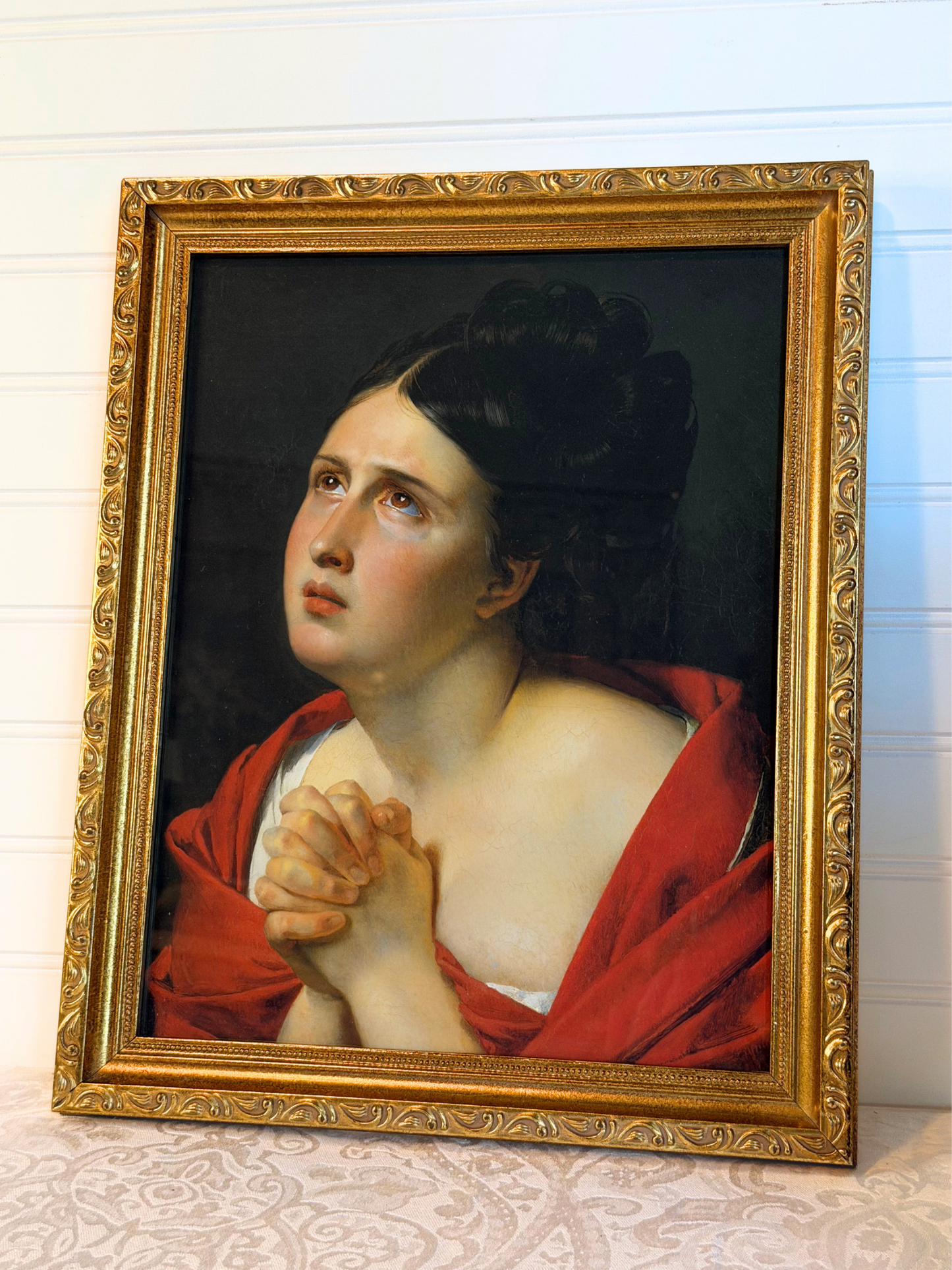 Framed La Suppliante Giclée Print