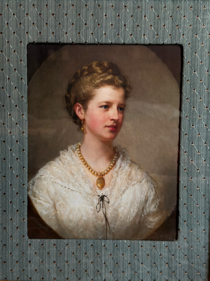 Framed Portrait Of A Lady Print