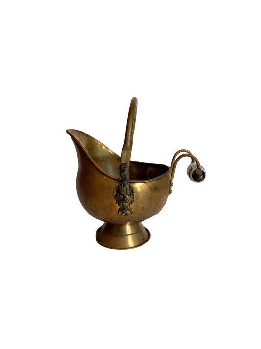 Brass Scuttle Bucket