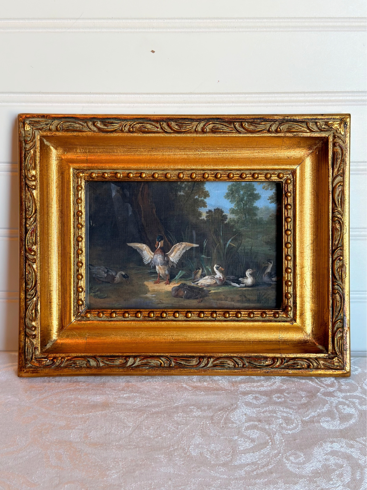 Framed Resting Ducks Print