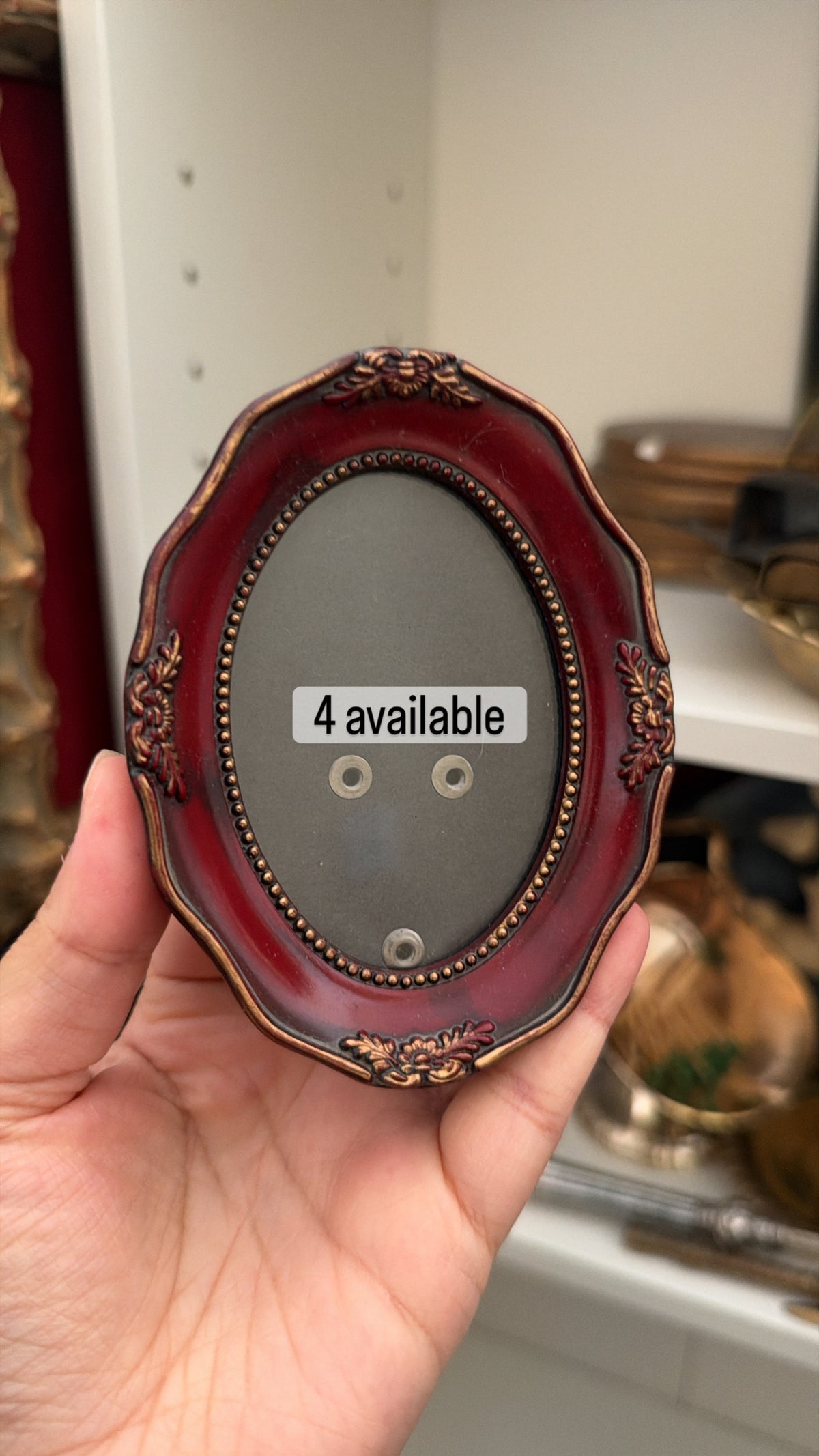 Ornate Red Frame