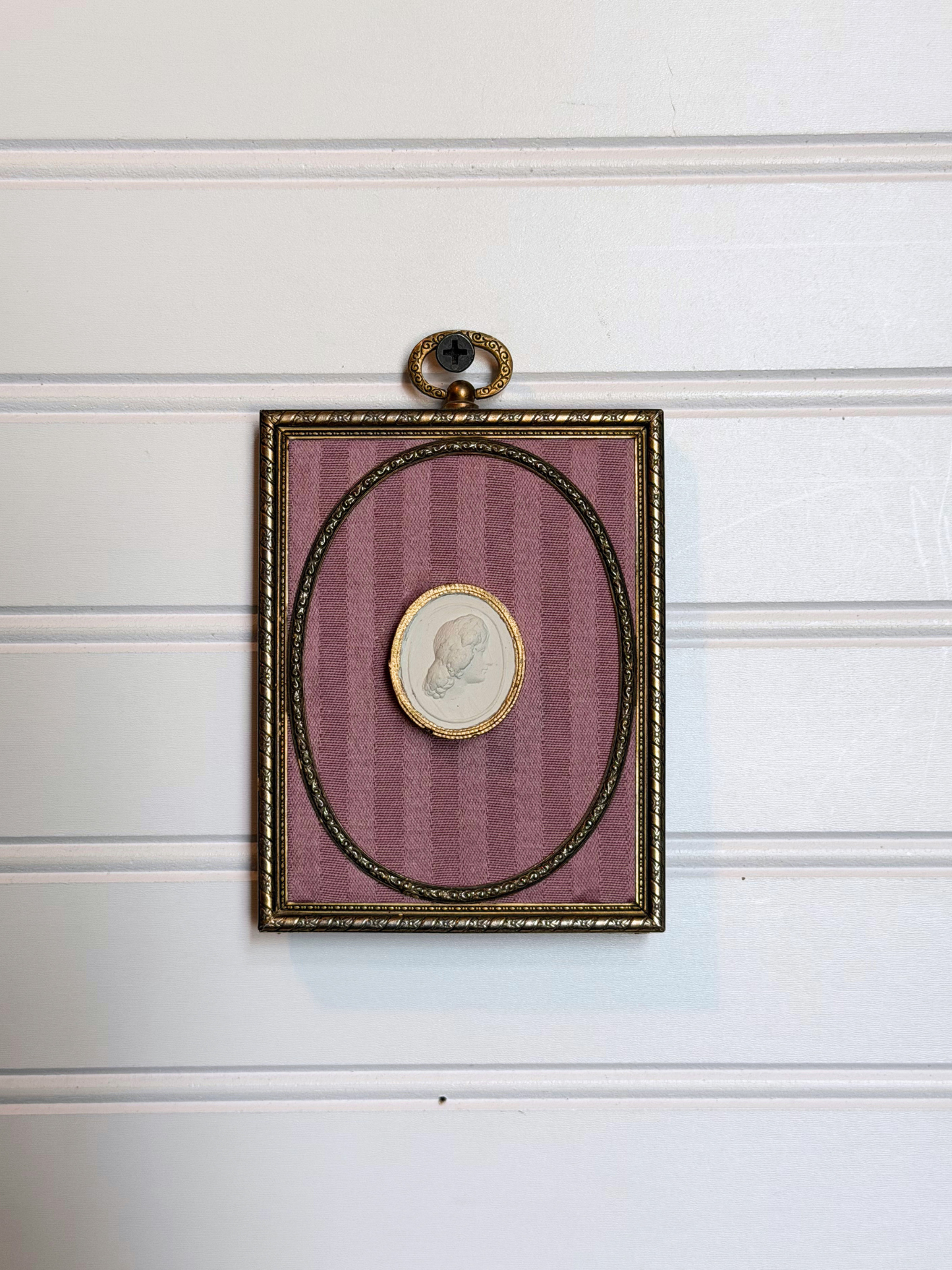 Framed Goddess Melpomene Intaglio