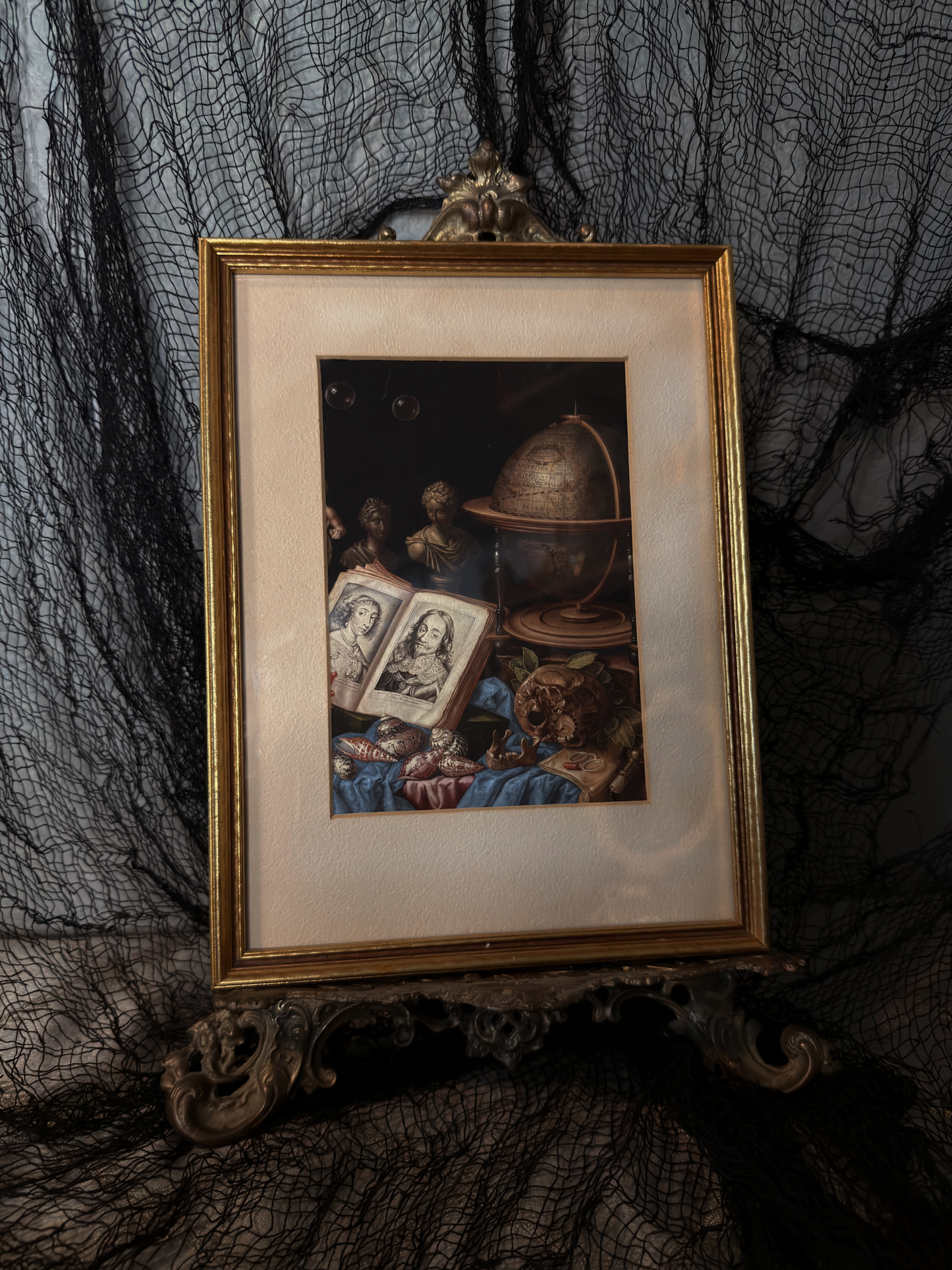 Framed Vanitas Still Life Giclee Print