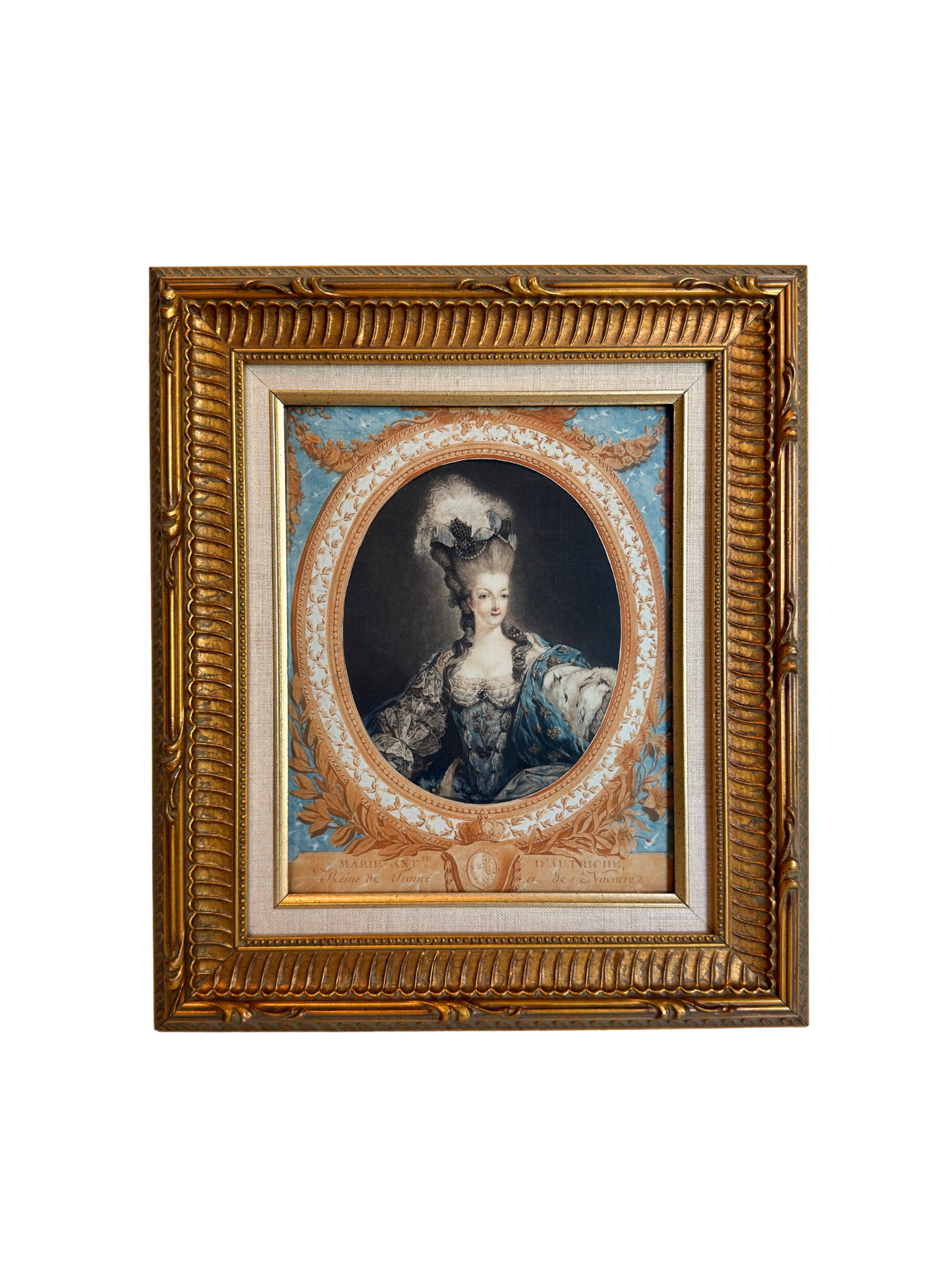 Framed Marie Antoinette Print