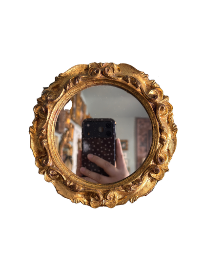 Florentine Round Mirror