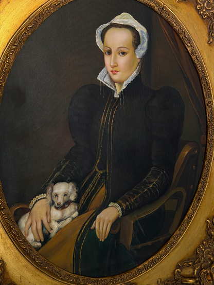 Portrait Of A Seated Lady Painting