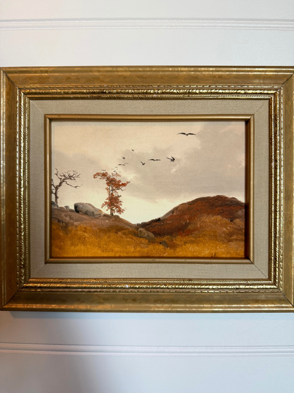 Landscape with Crows Framed Giclee Print