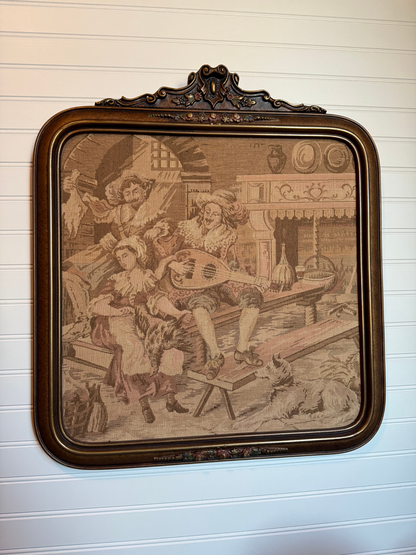 Antique Framed Tapestry