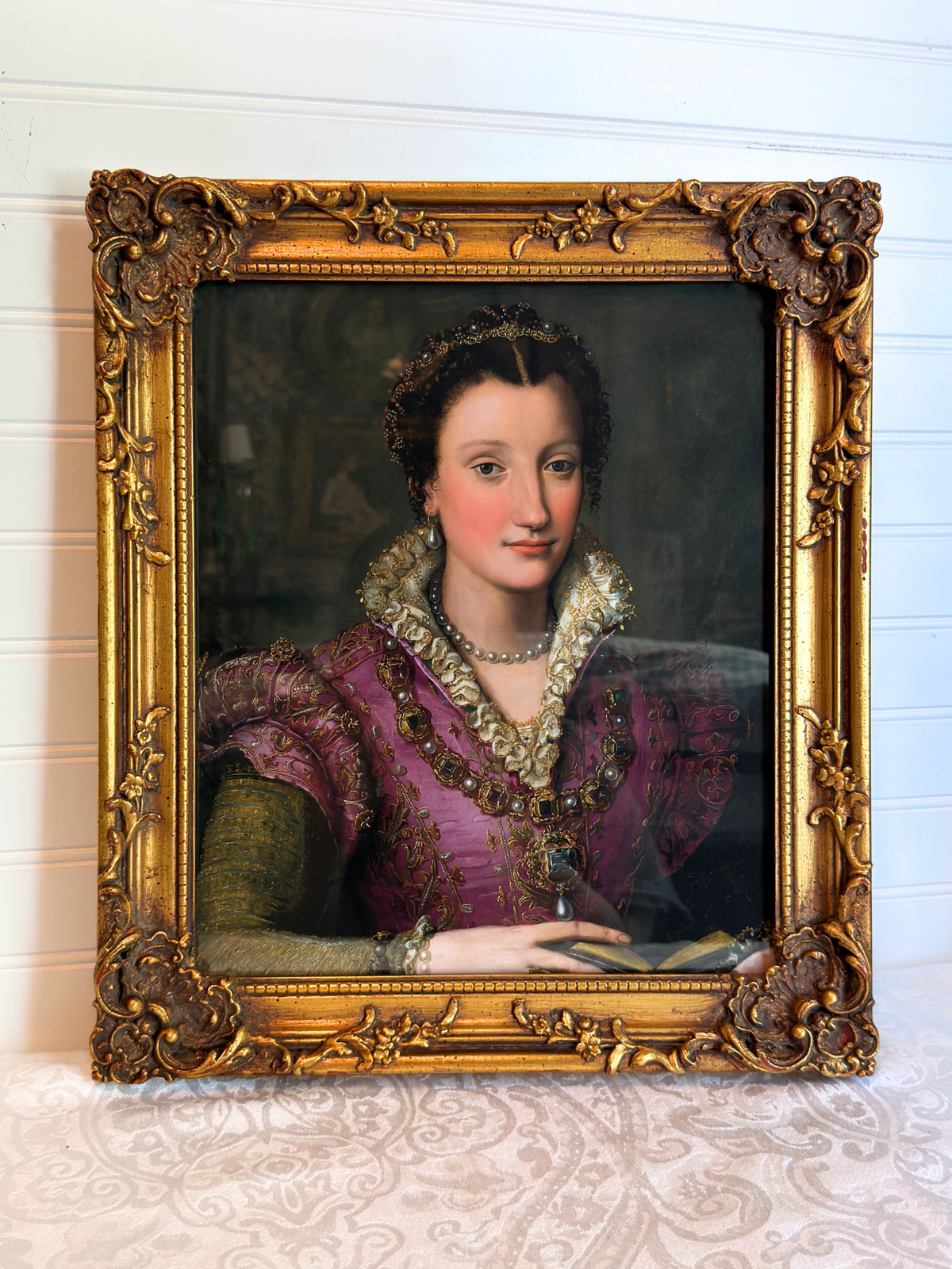 Framed Portrait of a Lady Giclee Print