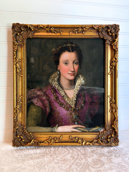Framed Portrait of a Lady Giclee Print