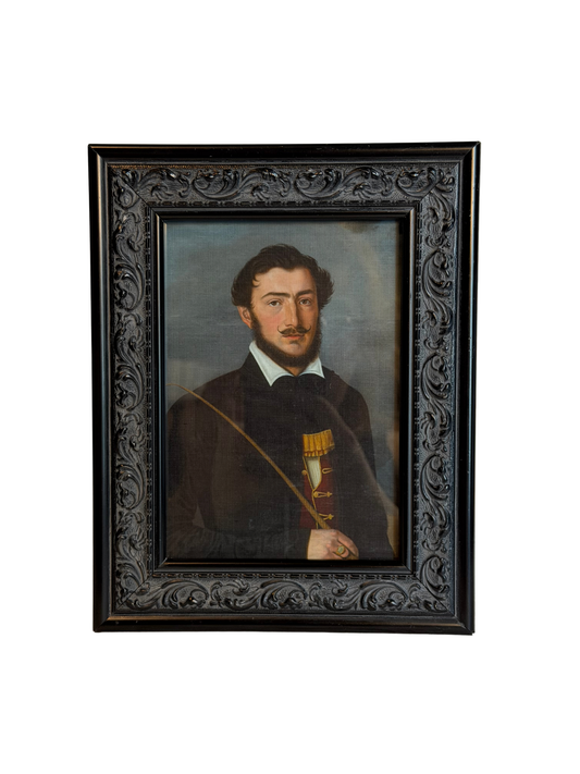 Framed Portrait of David P. Print