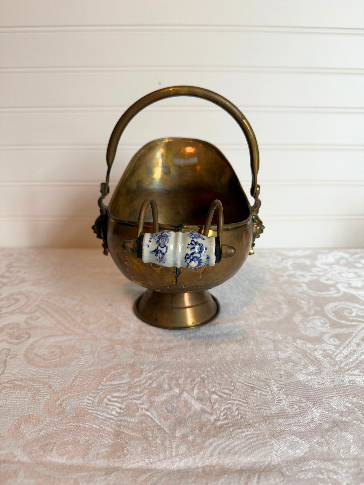 Brass Scuttle Bucket