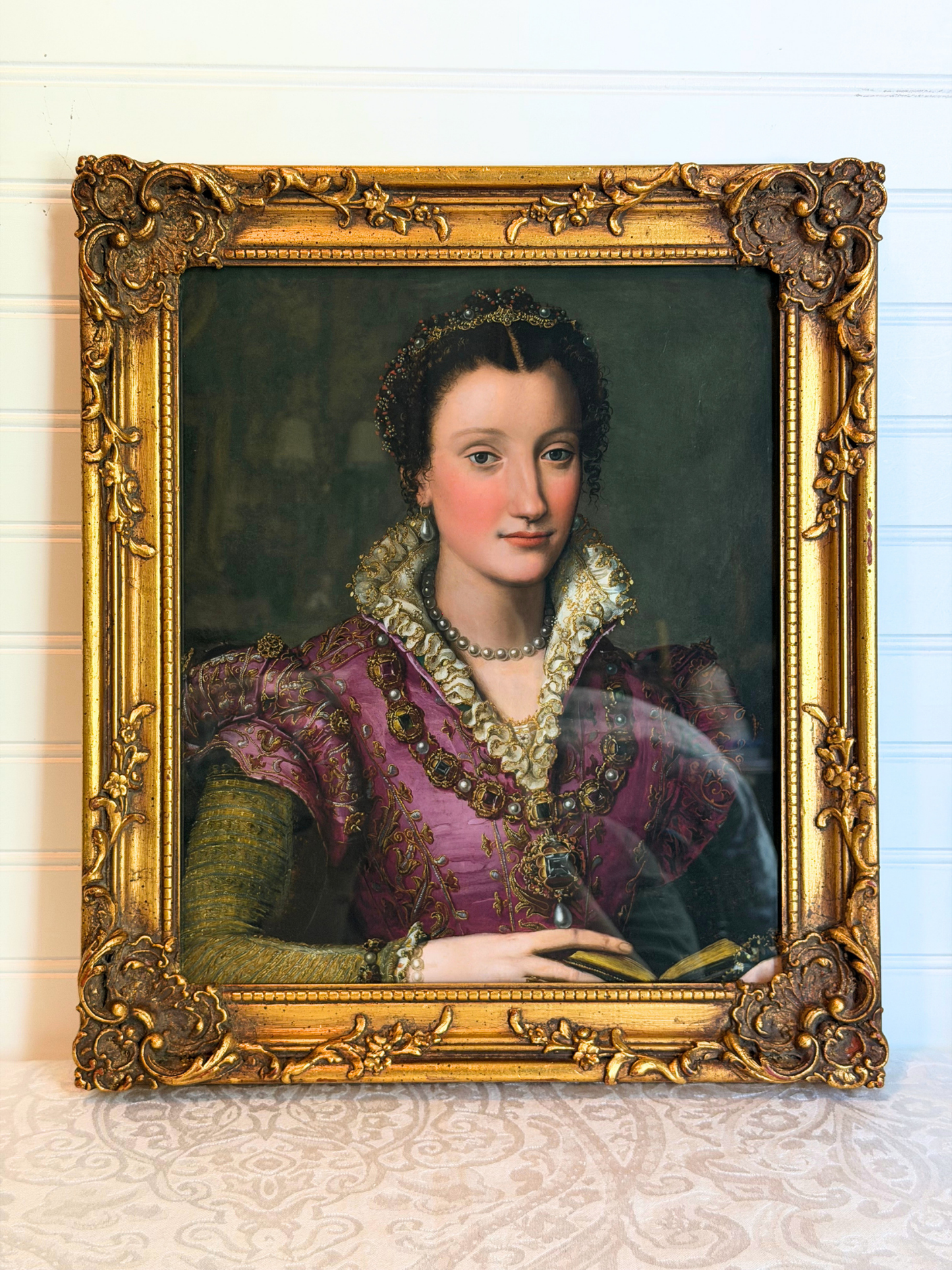 Framed Portrait of a Lady Giclee Print
