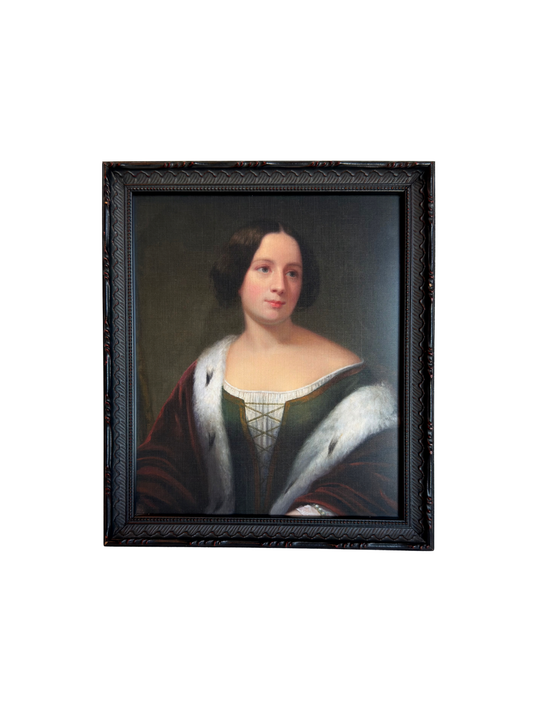 Framed Portrait of Jenny Lind Print