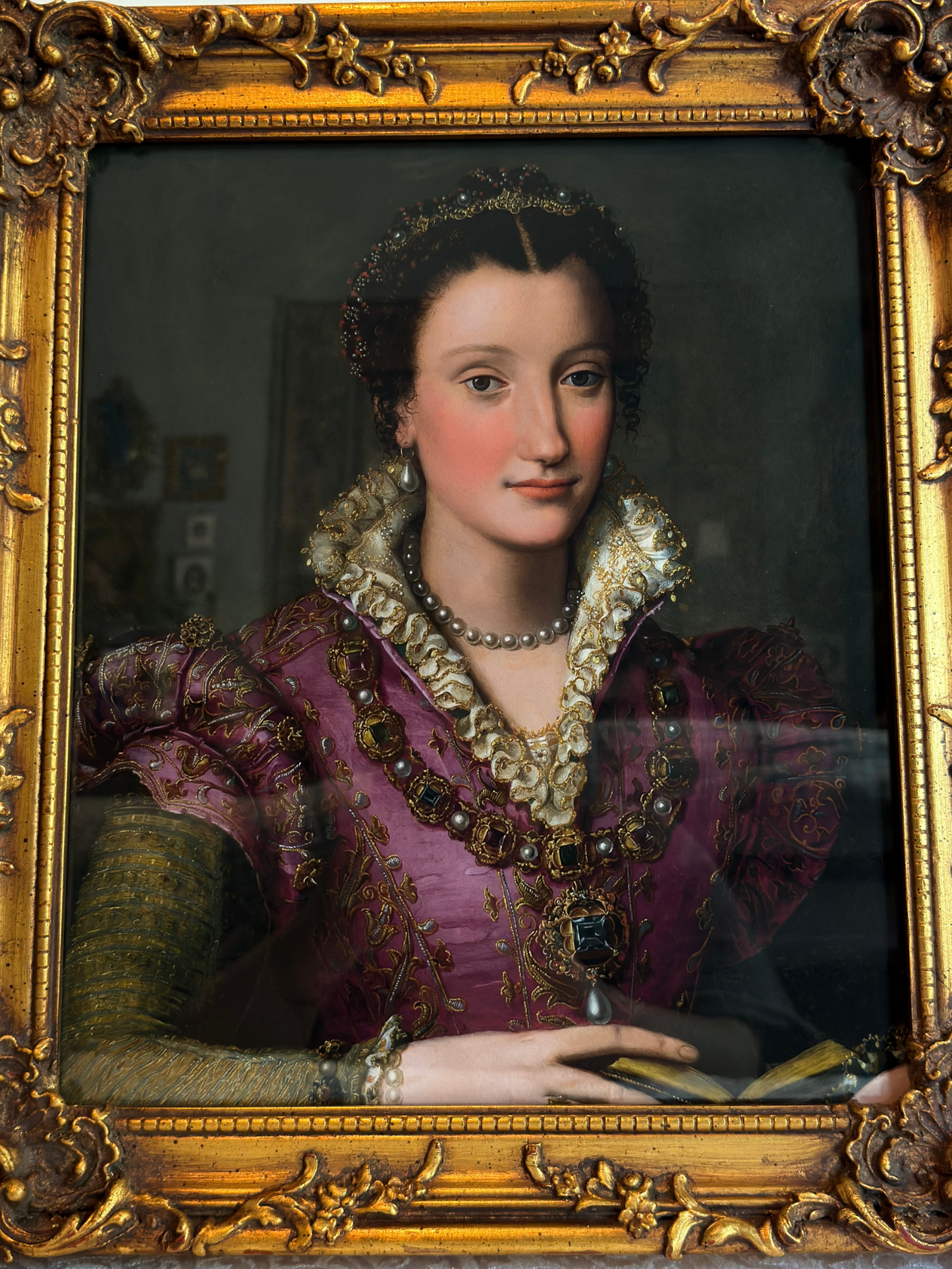 Framed Portrait of a Lady Giclee Print